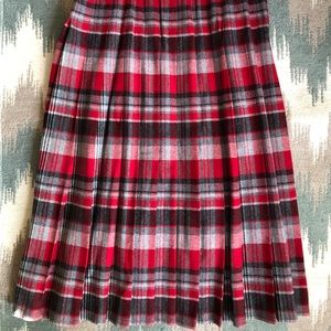 ⭐️Perfect Pendleton Pleated Wool Skirt